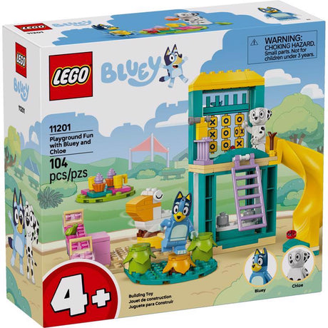 LEGO Bluey Playground Fun with Bluey and Chloe Building Set Multi 104 pc