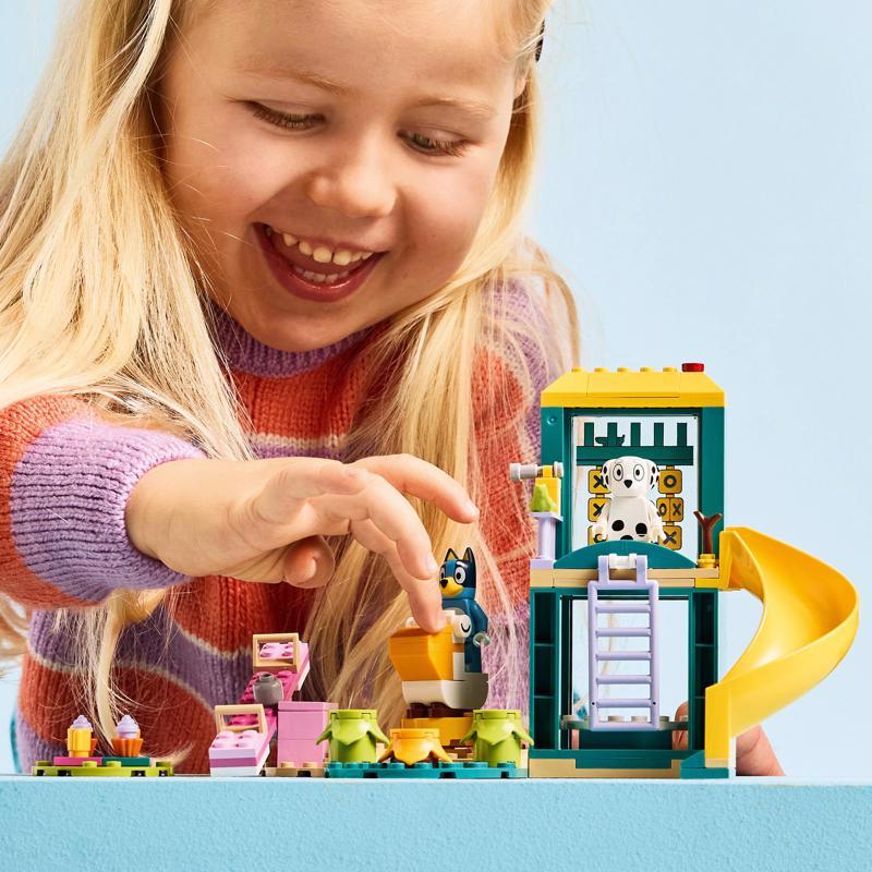 LEGO Bluey Playground Fun with Bluey and Chloe Building Set Multi 104 pc