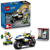LEGO City Police Motorcycle Chase Building Set Multicolored 65 pc