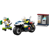 LEGO City Police Motorcycle Chase Building Set Multicolored 65 pc