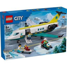 LEGO Emergency Air Ambulance Airplane City Building Set Multi 403 pc