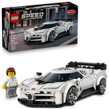 LEGO Speed Champions Bugatti Centodieci Hyper Sports Car Building Set Multicolored 291 pc