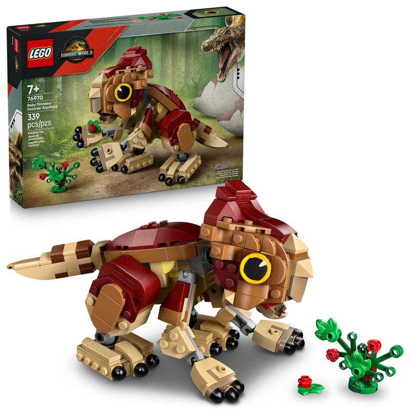 LEGO Jurassic World Baby Dinosaur Dolores Aquilops Building Set Multi 339 pc