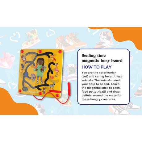 Upbounders Feeding Time Magnetic Maze Travel Toy