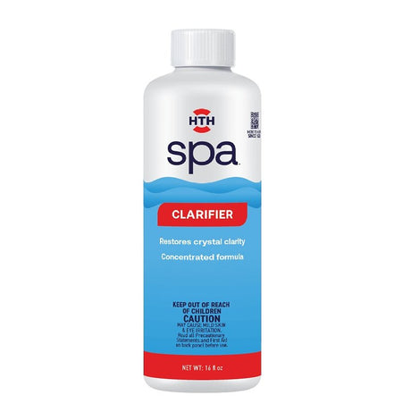 HTH spa 86121 Clarifier, 16 oz, Liquid, Blue/Clear