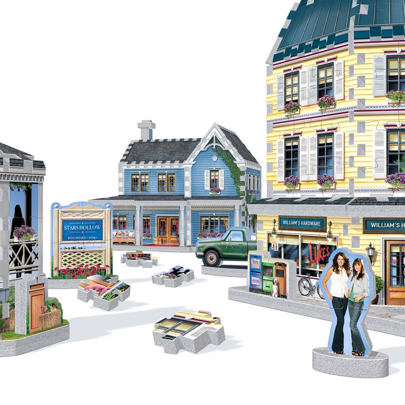 Wrebbit3D Stars Hollow Gilmore Girls 3D jigsaw puzzle 435 pc