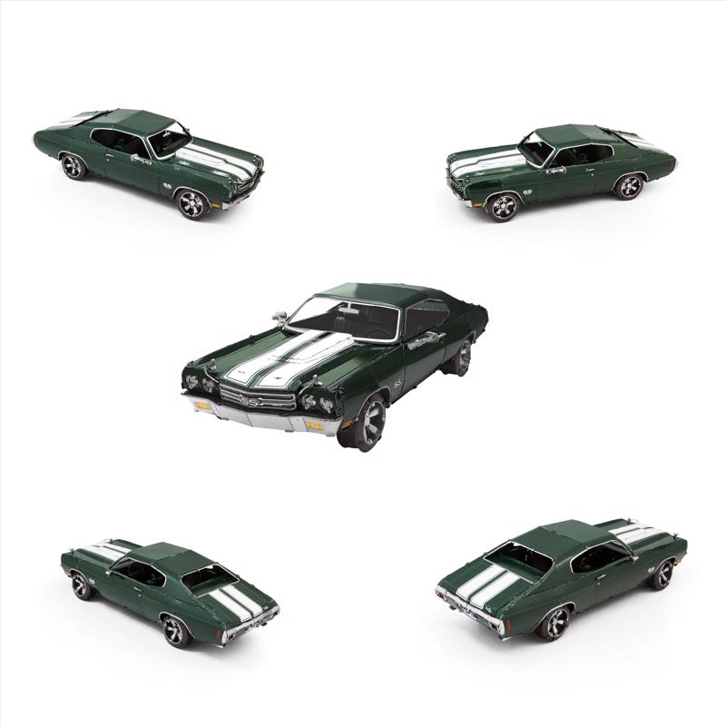 Metal Earth 1970 Chevy Chevelle 3D Steel Model Kit Green