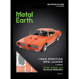 Metal Earth 1969 Pontiac GTO Judge 3D Metal Model Kit Orange
