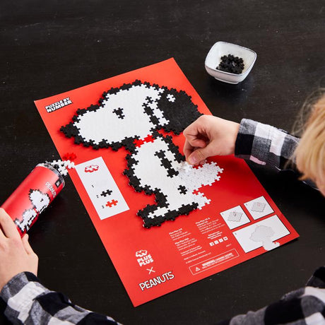 Plus-Plus Puzzle By Number Peanuts Puzzle 20 pc, Pack of 20