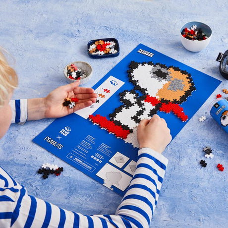 Plus-Plus Puzzle By Number Peanuts Puzzle 20 pc, Pack of 20