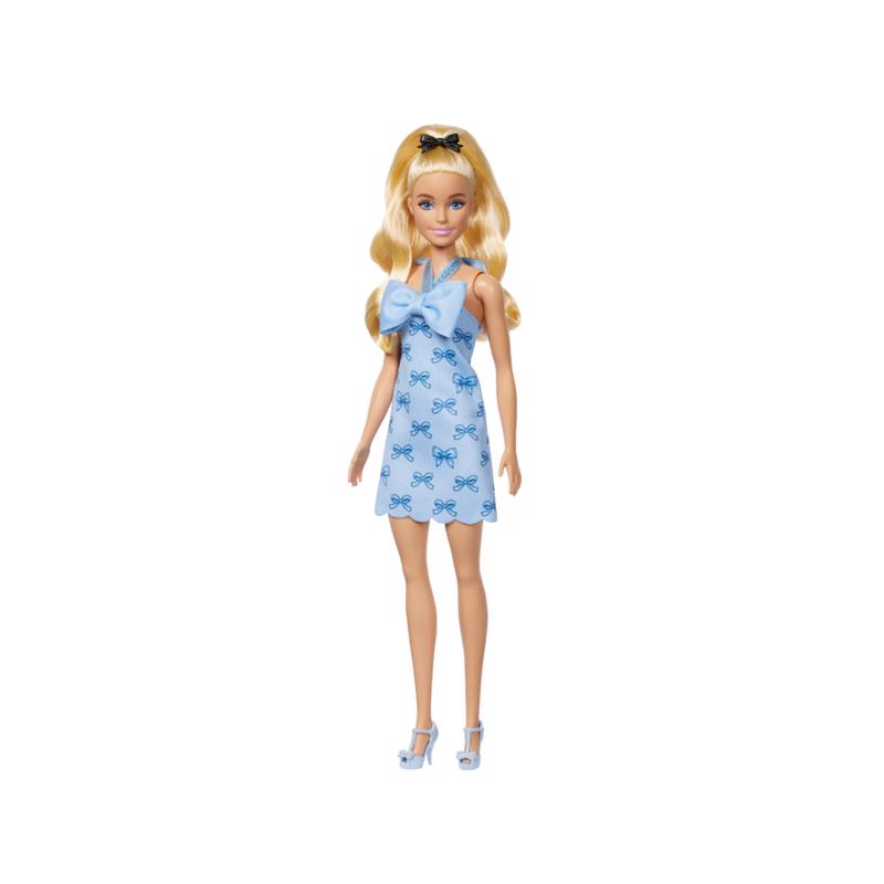 Barbie Fashionistas Fashionista Blue Bows Doll 4 pc