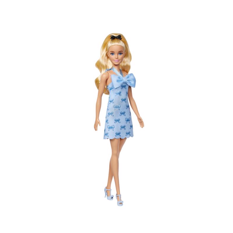 Barbie Fashionistas Fashionista Blue Bows Doll 4 pc