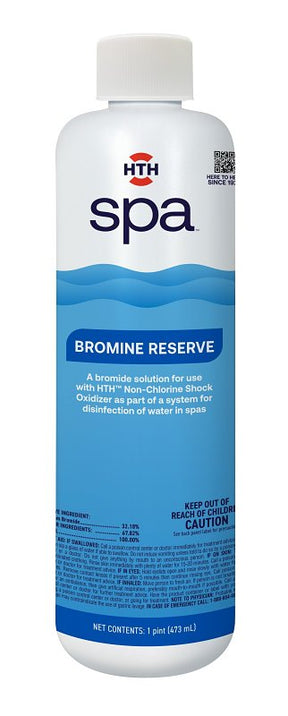 HTH Spa Care 86240 Bromine Reserve, 1 pt, Liquid
