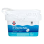 HTH 42053 Advanced Chlorine Tablet, 8 lb, Bleach, Chlorine, White