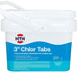 HTH Pool Care 42059 Pool Chemical, 25 lb, Tablet, Chlorine Like, White