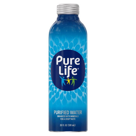 Primo Pure Life Natural Bottled Water 20 fl. oz. 1 pk, Pack of 18