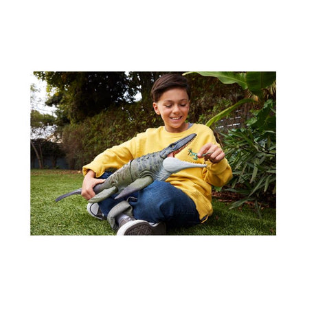 Jurassic World Rebirth Bite N Blast Mosasaurus Dinosaur Toy