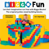Biggo Train Station Jumbo Building Blocks Assorted 38 pc