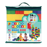 Biggo Beginner Set Jumbo Building Blocks Assorted 28 pc