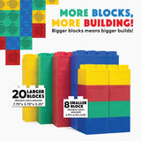 Biggo Beginner Set Jumbo Building Blocks Assorted 28 pc