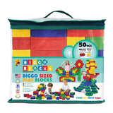 Biggo Learner Set Jumbo Building Blocks Assorted 50 pc