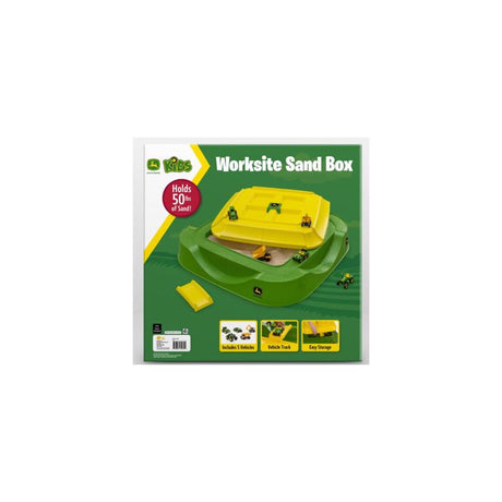 Sunny Days John Deere Sand Box with Toys Green/Yellow