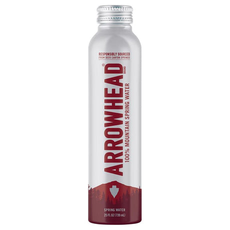 Primo Arrowhead Natural Spring Water 25 oz 1 pk, Pack of 12