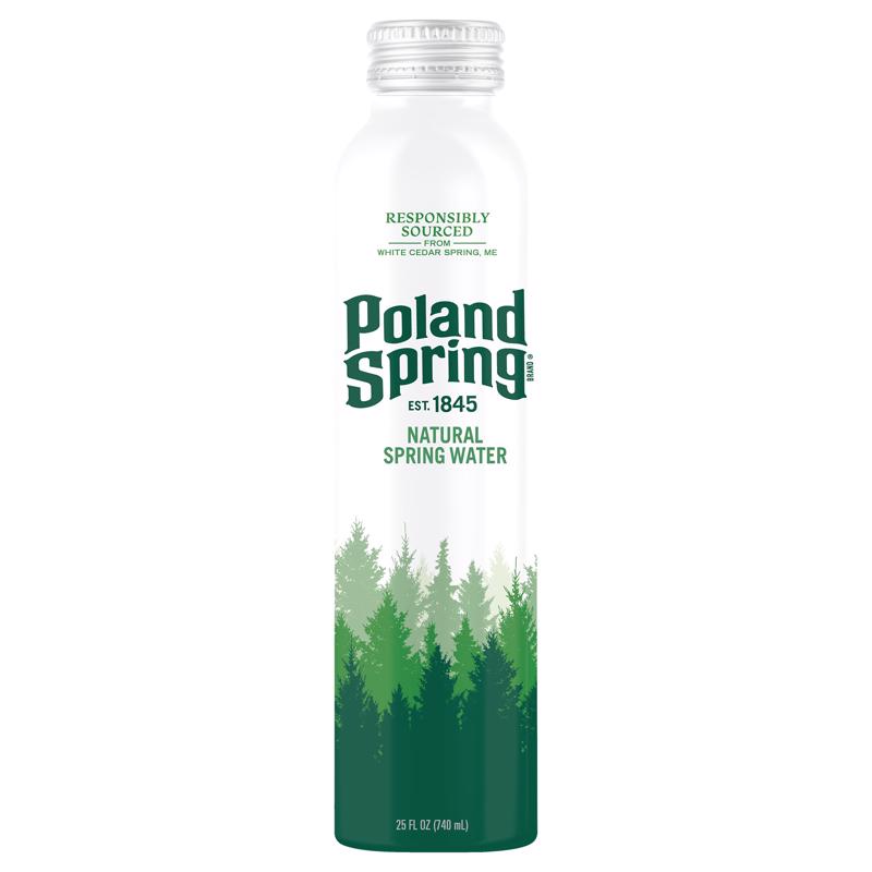 Primo Poland Spring Natural Spring Water 25 oz 1 pk, Pack of 12