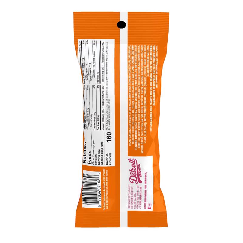Kar's Dunkin Donuts Caramel Cold Brew Trail Mix 2 oz Bagged, Pack of 12
