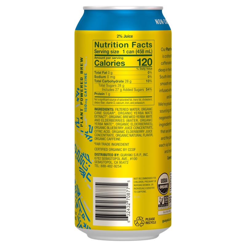 Yerba Madre Blueberry Beverage 16 fl. oz. 1 pk, Pack of 12