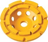 DEWALT DW4772 Grinding Wheel, Applicable Materials: Masonry, 4 in Dia, 5/8-11 in Arbor, Diamond Abrasive