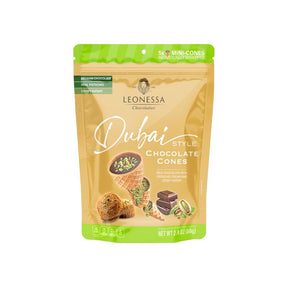 Leonessa Milk Chocolate with Pistachio Cream Chocolate Candies 2.4 oz, Pack of 6