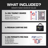 Popdarts Tourney Boards Set USA