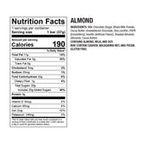 World's Finest Chocolate Almond Chocolate Bar 1.3 oz, Pack of 60