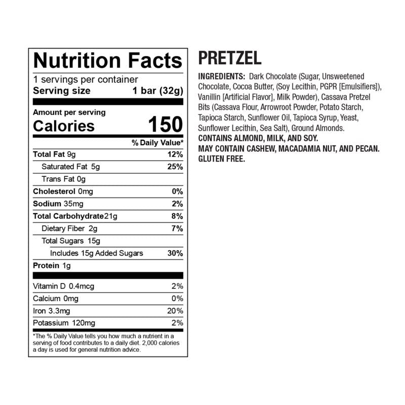 World's Finest Chocolate Pretzel Chocolate Bar 1.1 oz, Pack of 60
