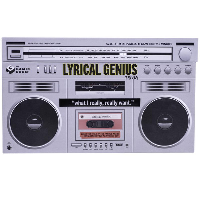 Fizz Lyrical Genius Cassette Trivia Cards