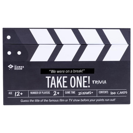 Fizz Take One Clapper Trivia Cards