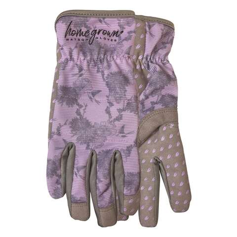 Watson Gloves Home Grown L Spandex Sparrow Purple/Grey Gardening Gloves