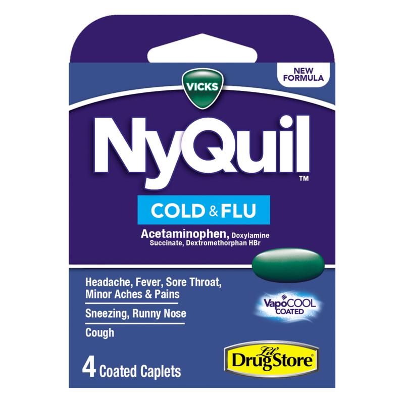 Vicks NyQuil Cold & Flu Relief, Pack of 6