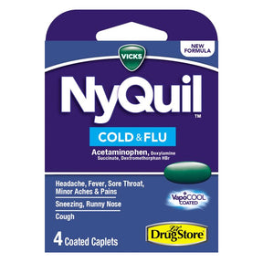 Vicks NyQuil Cold & Flu Relief, Pack of 6