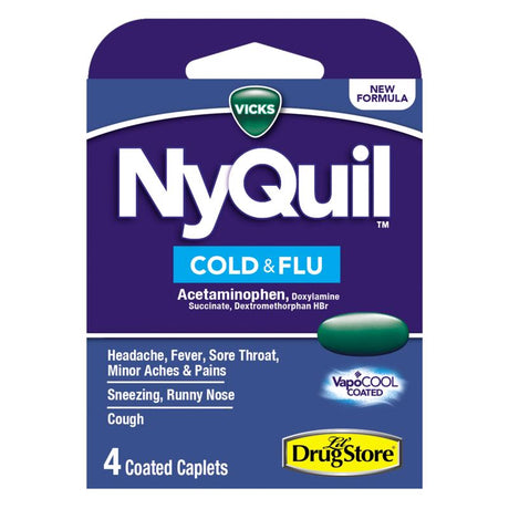Vicks NyQuil Cold & Flu Relief, Pack of 6