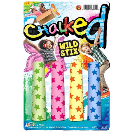 Ja-Ru Sidewalk Chalk Multiple 4 pc