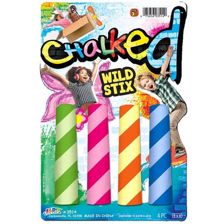 Ja-Ru Sidewalk Chalk Multiple 4 pc