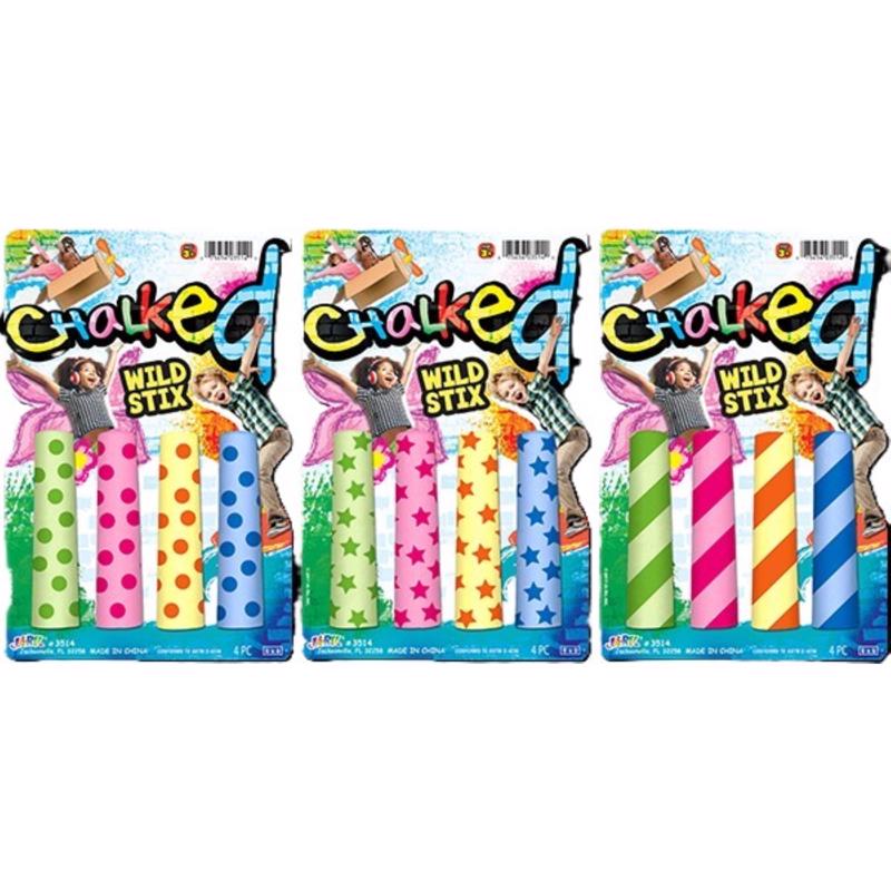 Ja-Ru Sidewalk Chalk Multiple 4 pc