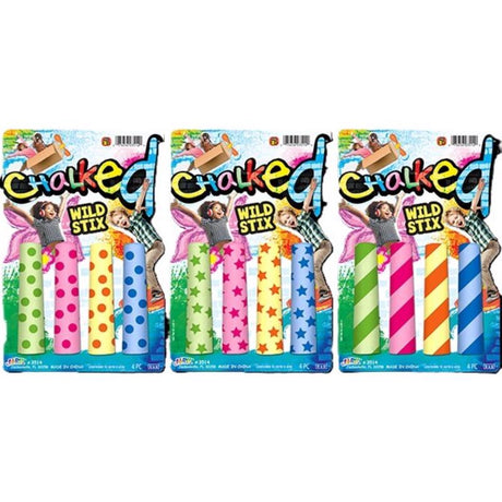 Ja-Ru Sidewalk Chalk Multiple 4 pc