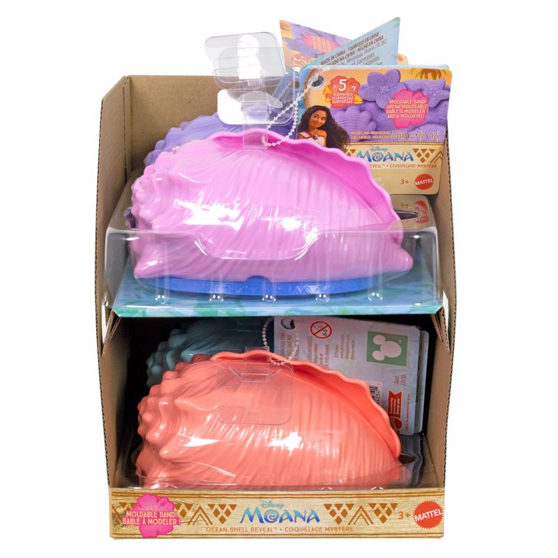 Disney Moana Surprise Shell Doll, Pack of 4