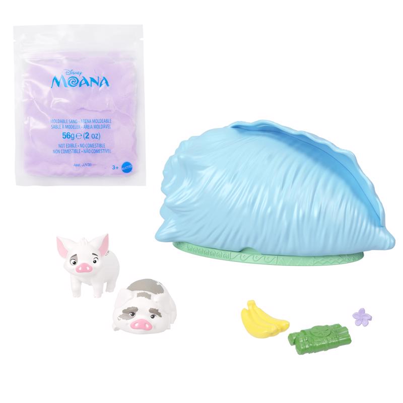 Disney Moana Surprise Shell Doll, Pack of 4