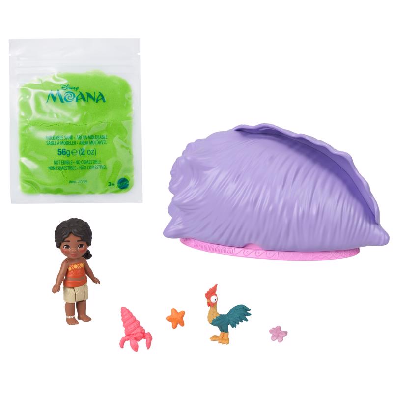 Disney Moana Surprise Shell Doll, Pack of 4