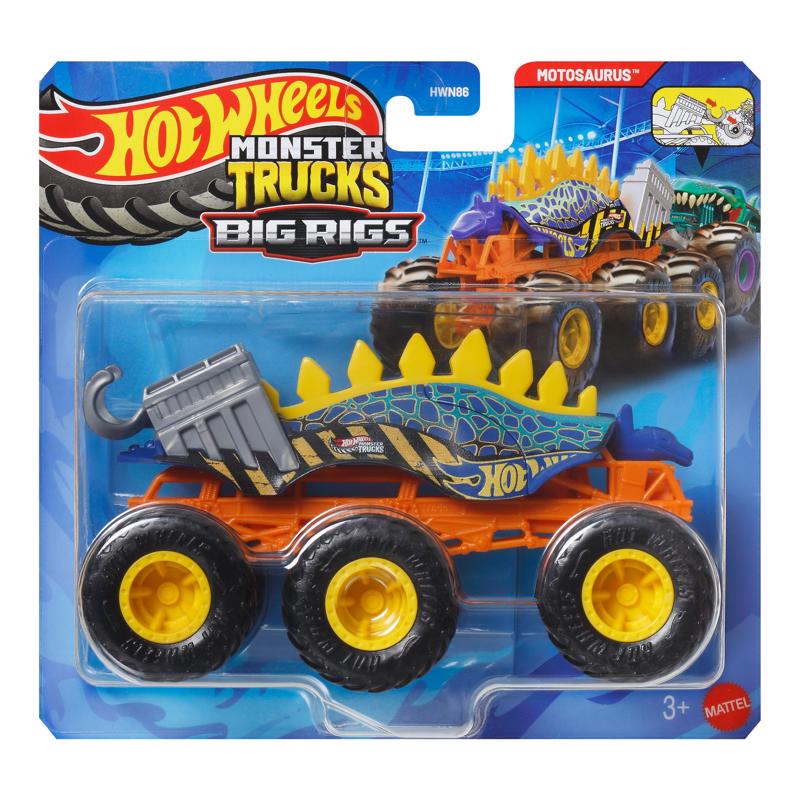 Hot Wheels Monster Big Rigs Truck Assorted, Pack of 4