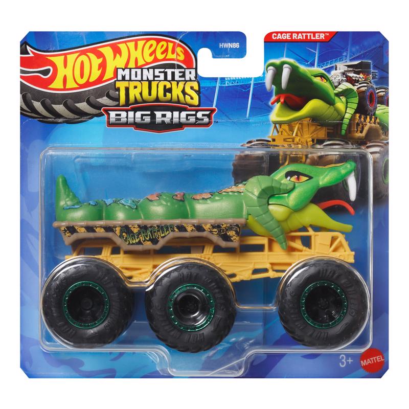 Hot Wheels Monster Big Rigs Truck Assorted, Pack of 4